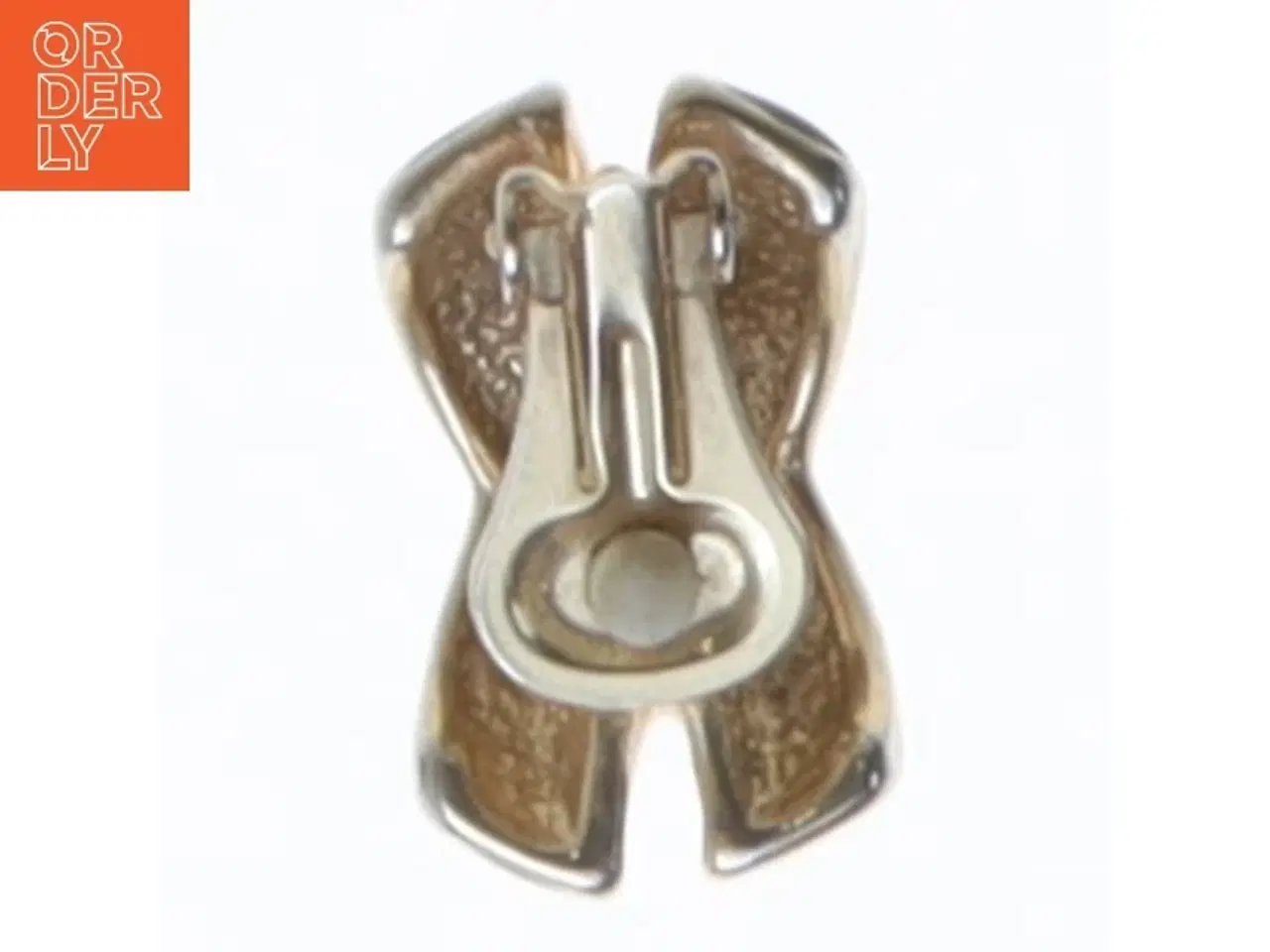 Billede 2 - Sort guld ørestikker (str. 2 cm)