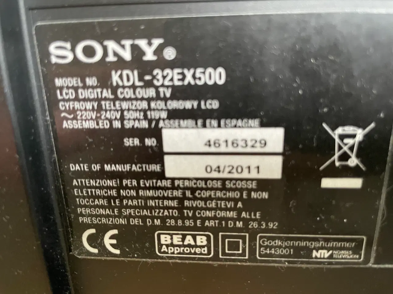 Billede 3 - Sony Bravia TV 