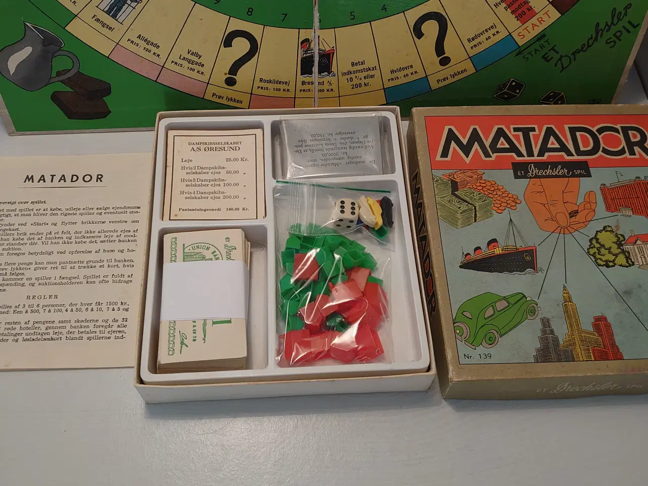 Billede 3 - Matadorspil fra ca 1970. Komplet og velholdt.