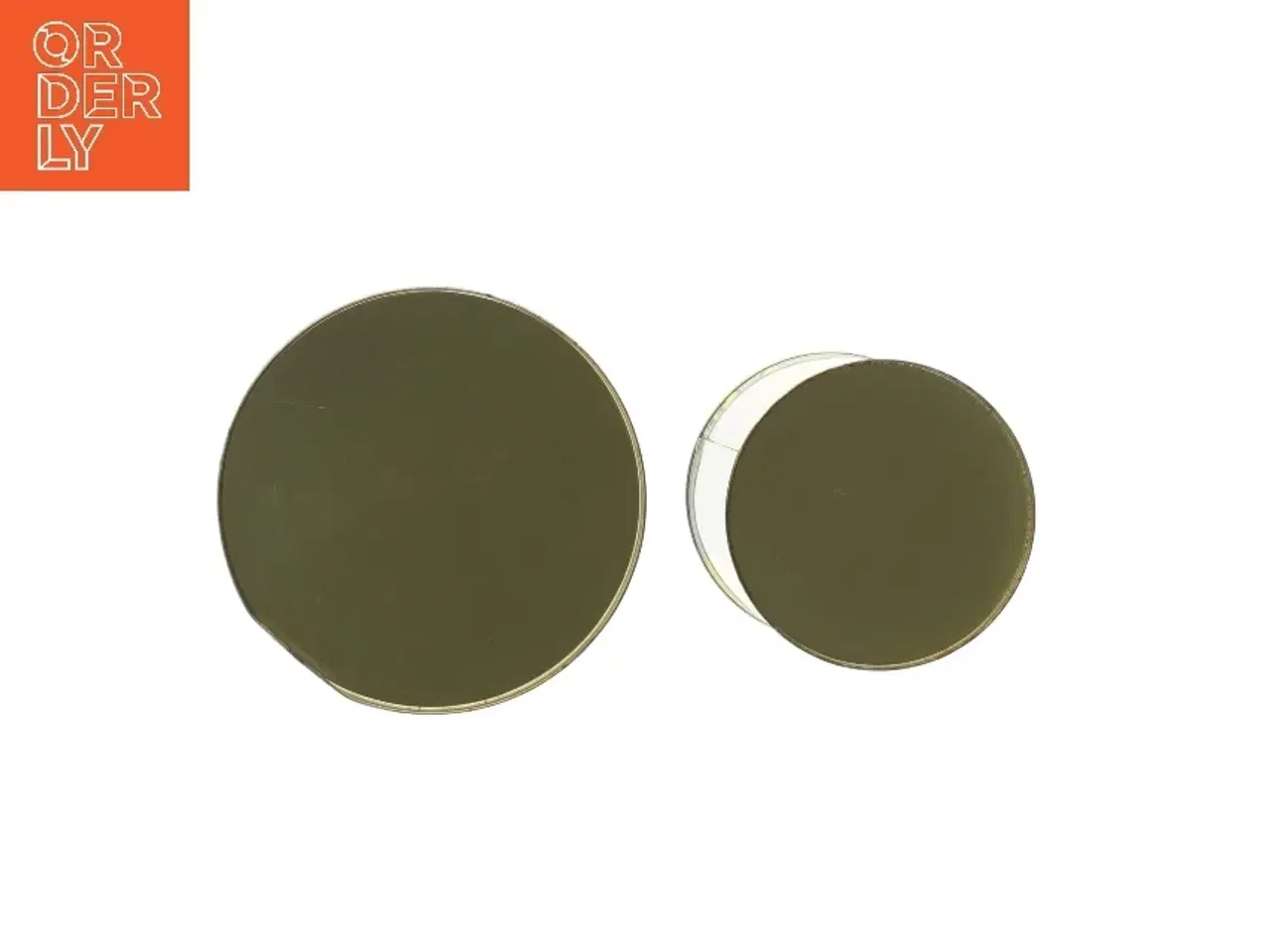 Billede 3 - Dekorative blikdåser (str. Ø 11,5 & 15 cm længde 15 & 16 cm)