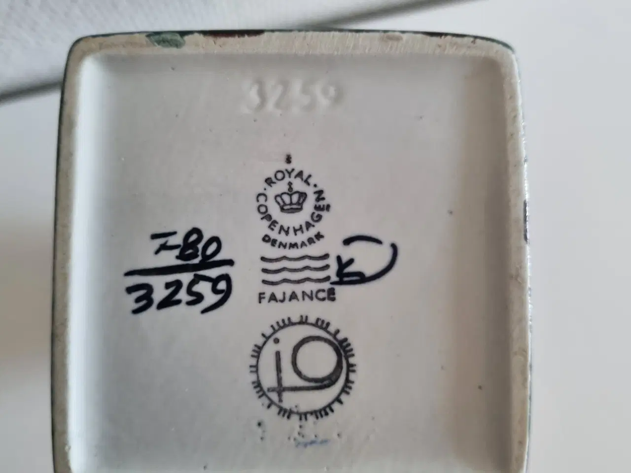 Billede 6 - Royal copenhagen fajance, vase + fad