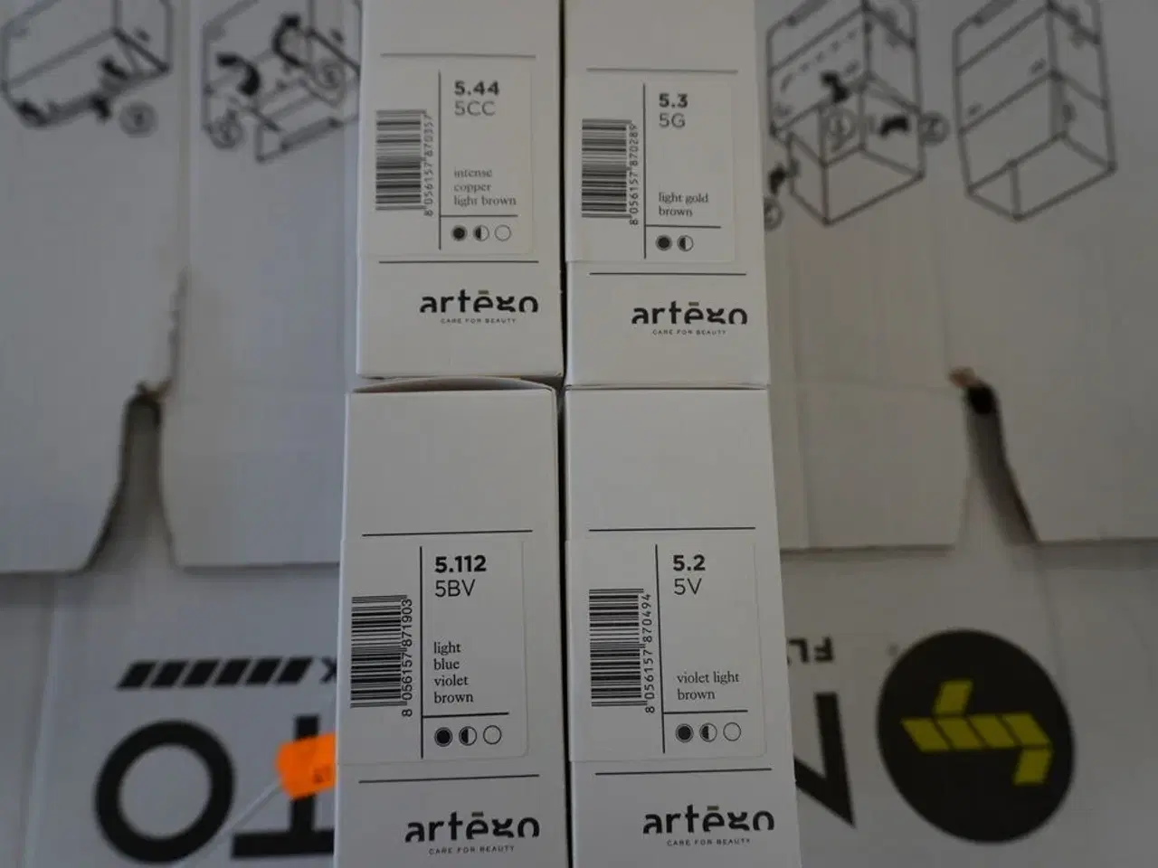 Billede 2 - Kasse med hårfarve, Artego BeautyFusion 100ml