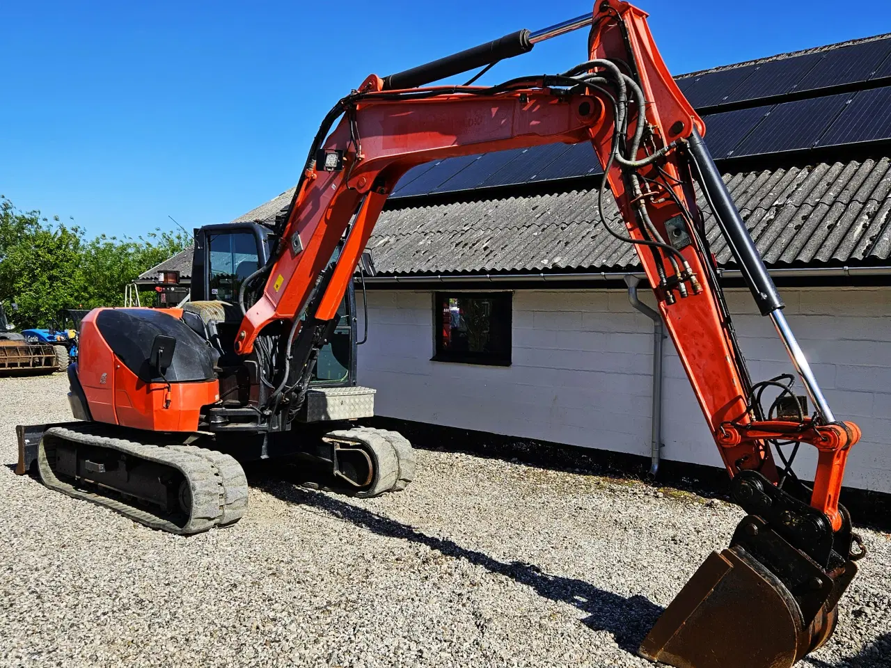 Billede 2 - Kubota KX80 / smøreanlæg / 6200 timer