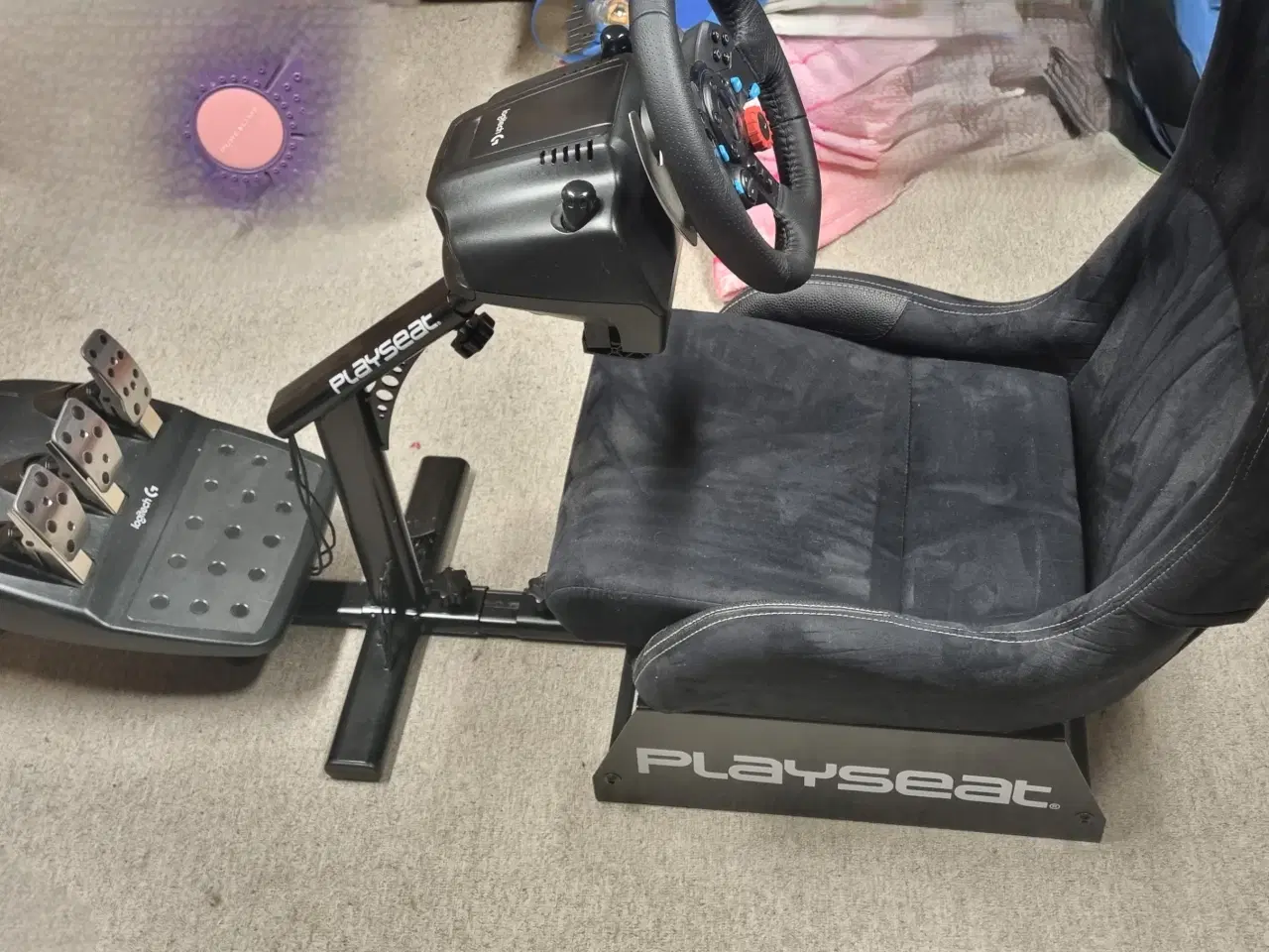 Billede 5 - PS4 Inklusiv Playseat samt Logitech rat og pedal