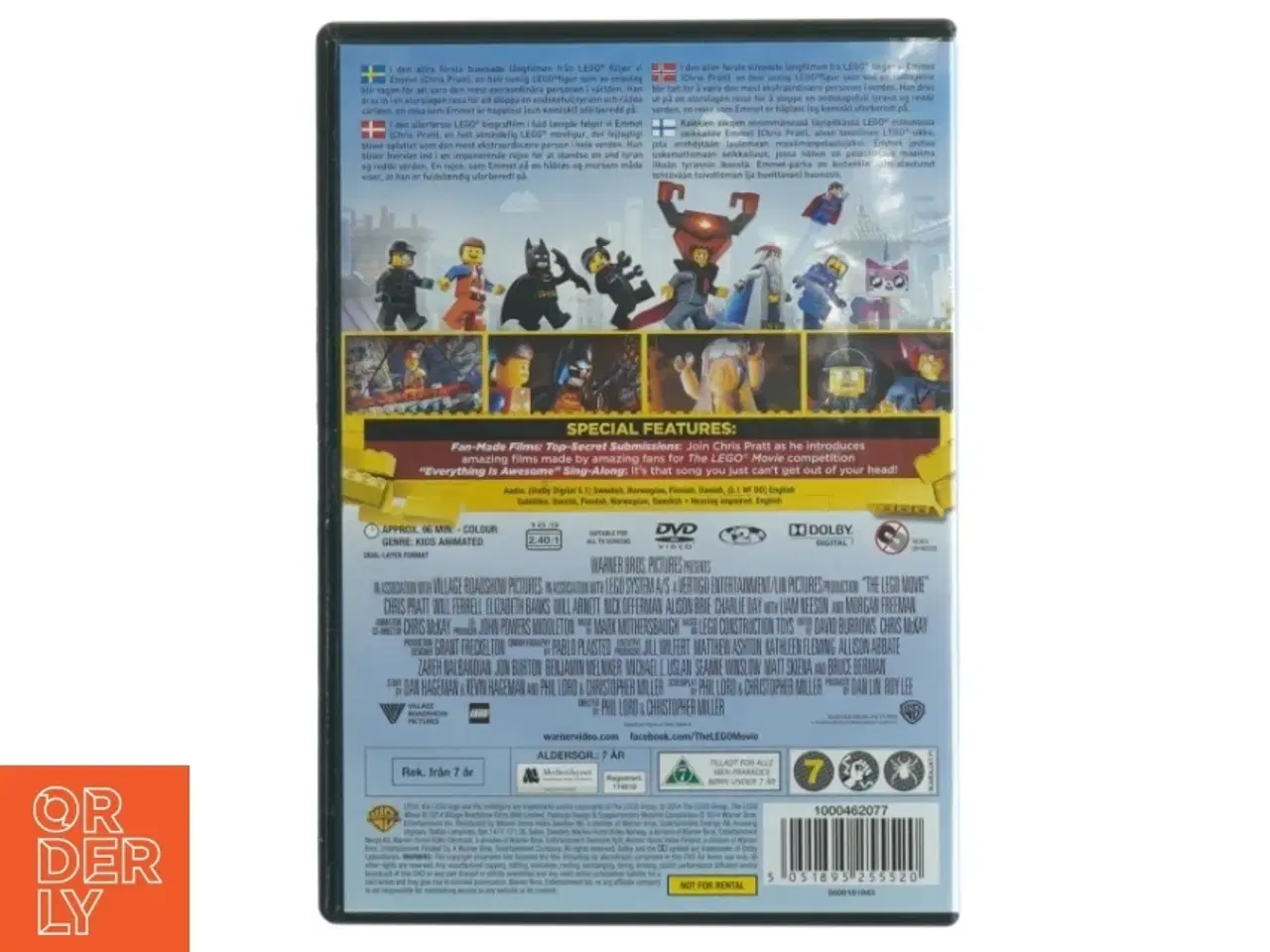 Billede 3 - The LEGO Movie DVD fra Lego