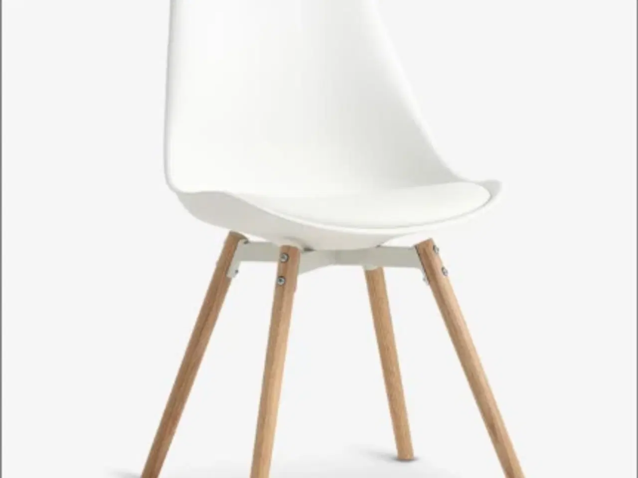 Billede 1 - KASTRUP Spisebordsstol KASTRUP hvid/natur eg