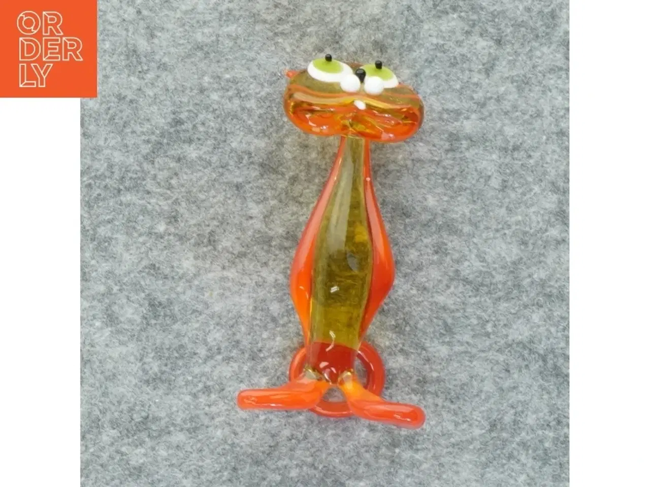 Billede 2 - Håndlavet glasfigur (str. 10x5,5 cm)