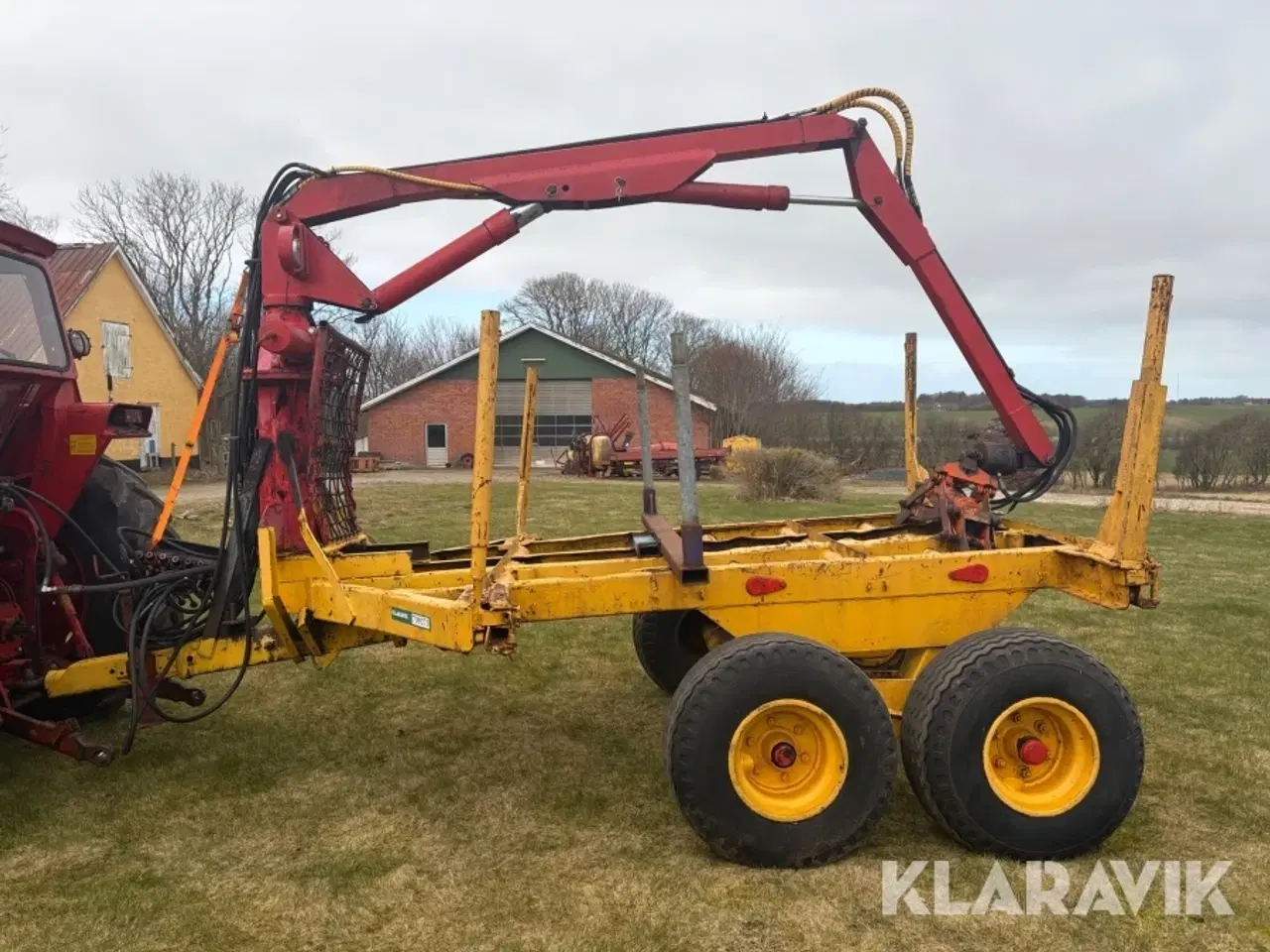 Billede 2 - Skovvogn med kran