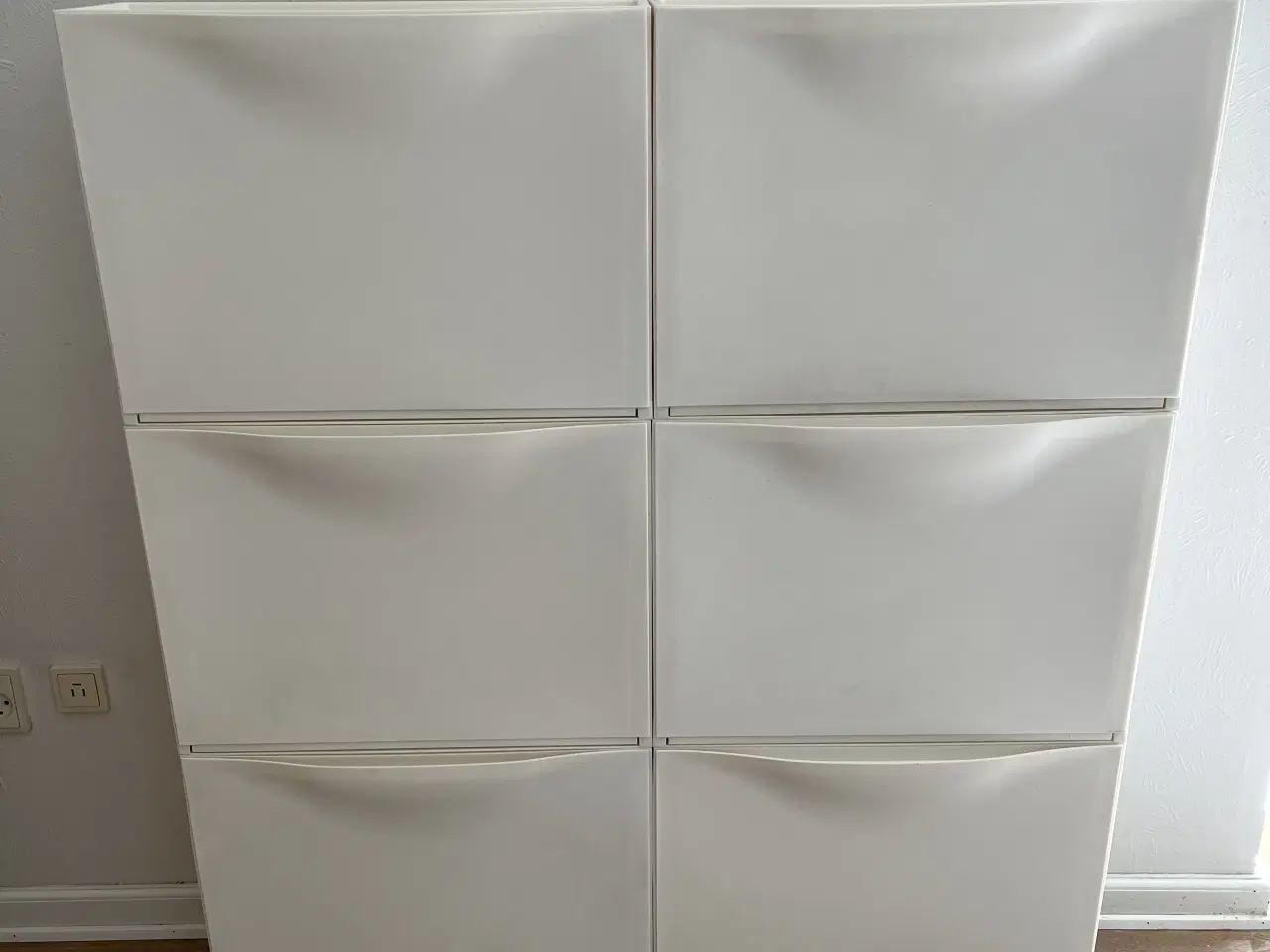 Billede 1 - Hvide IKEA TRONES skokasser - 75 kr./stk.