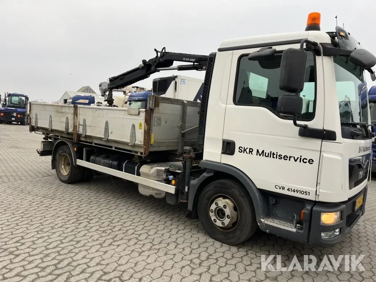 Billede 10 - Lastbil MAN TGL 12.220 med kran og lad