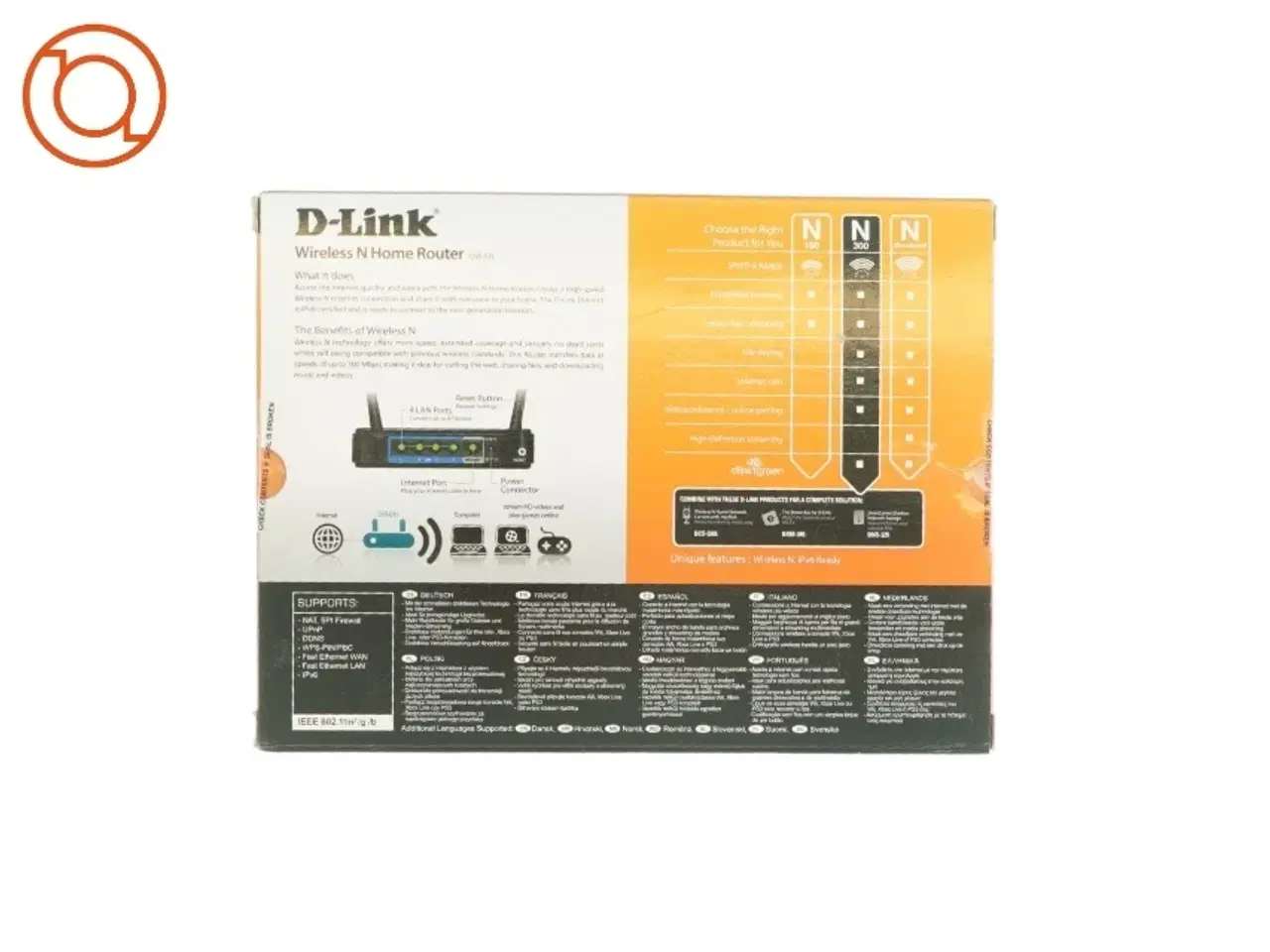 Billede 2 - Wireless home router fra D-link