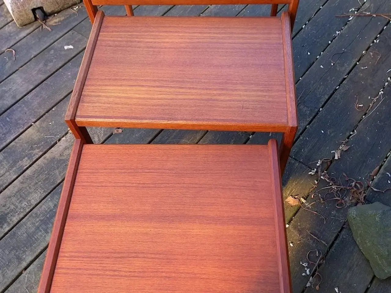 Billede 9 - Indskudsborde teak