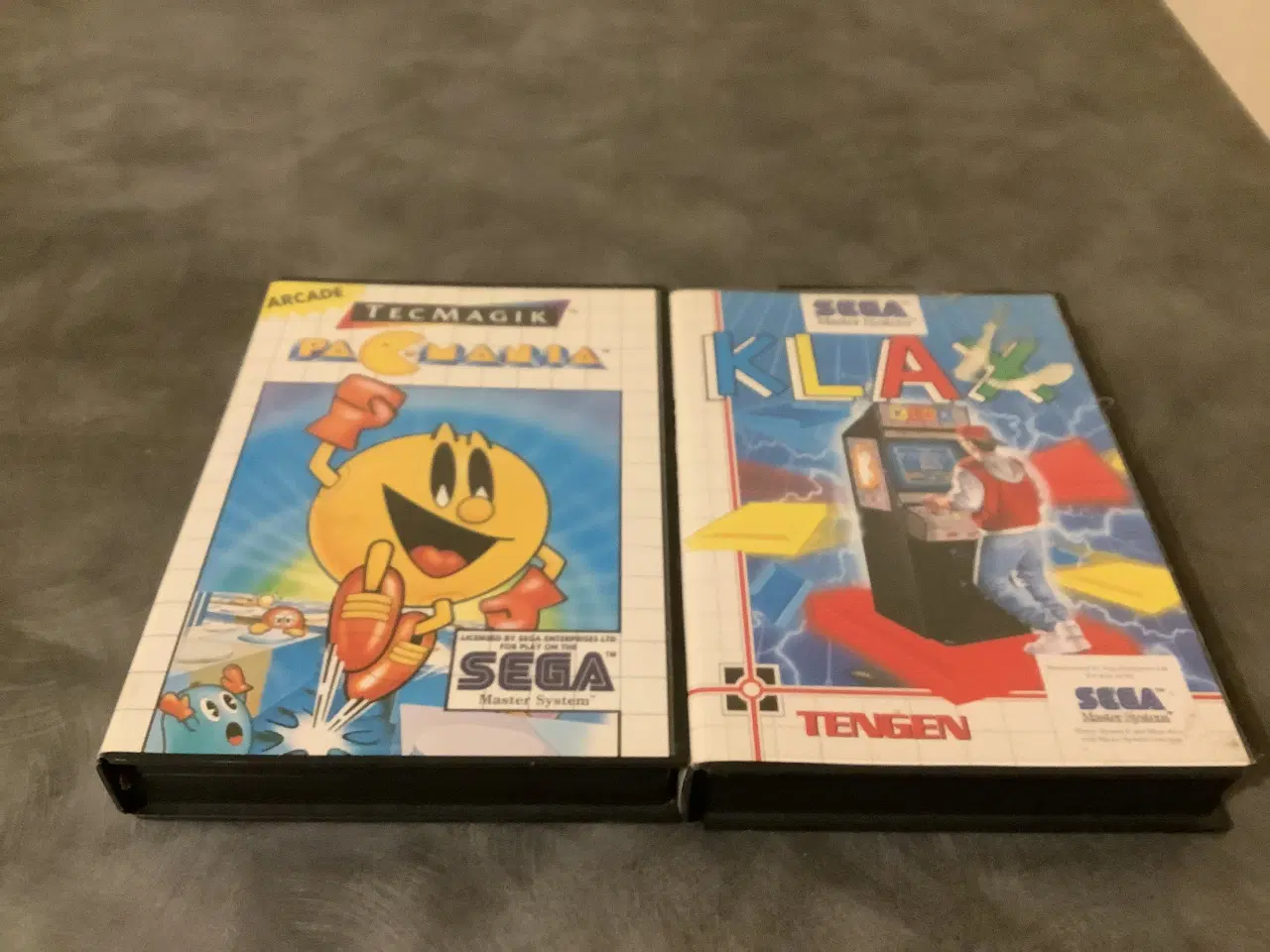 Billede 1 - Sega klax og pac-man spil til Sega Master system