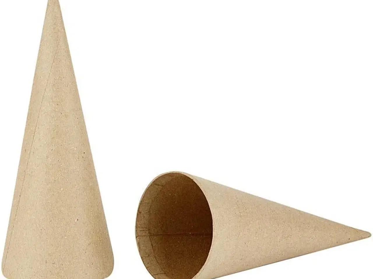 Billede 1 - Kegle, H: 20 cm, diam. 8 cm, 5stk./ 1 pk.