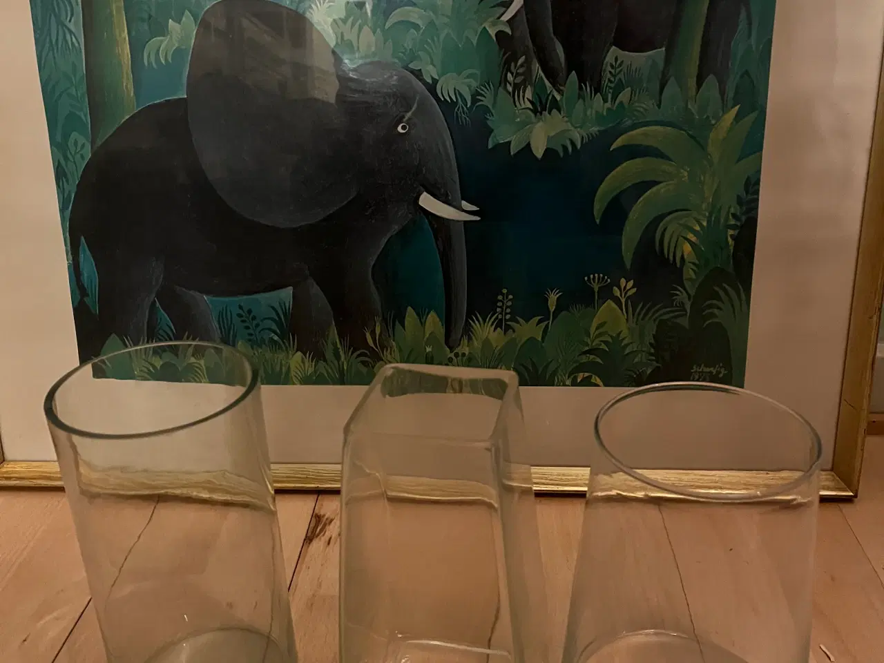 Billede 1 - Glas vaser 3 stk