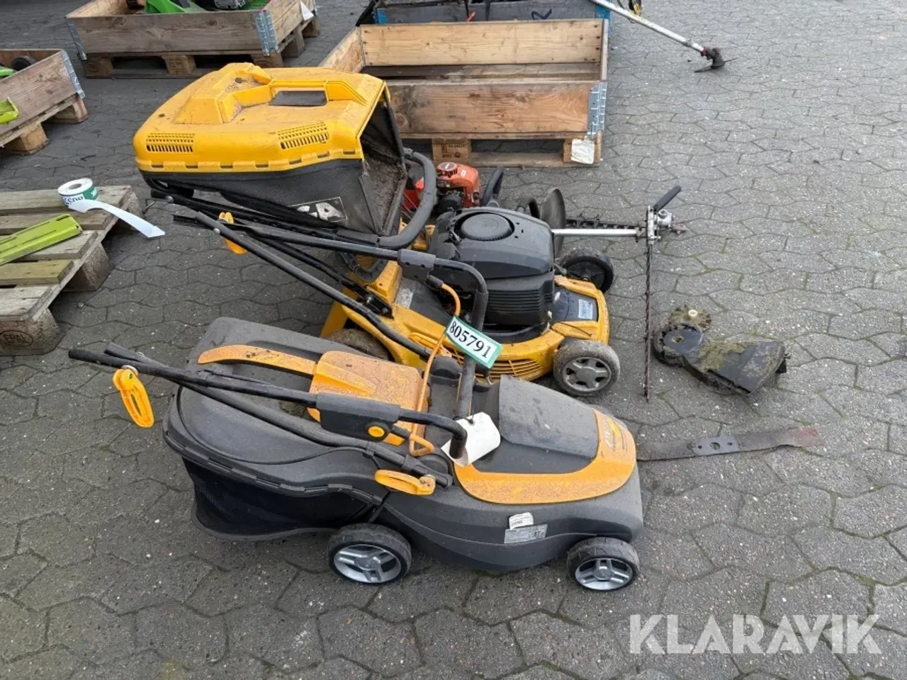 Billede 4 - Græsslåmaskiner og hækklippere Stiga Collector 136ae og turbo 47 S combi 4 maskiner