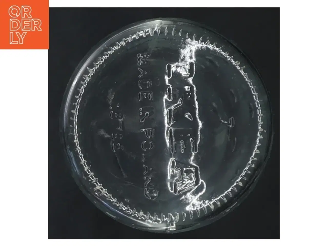 Billede 3 - Glasvase med prikkede detaljer fra IKEA (str. 18,5 cm)