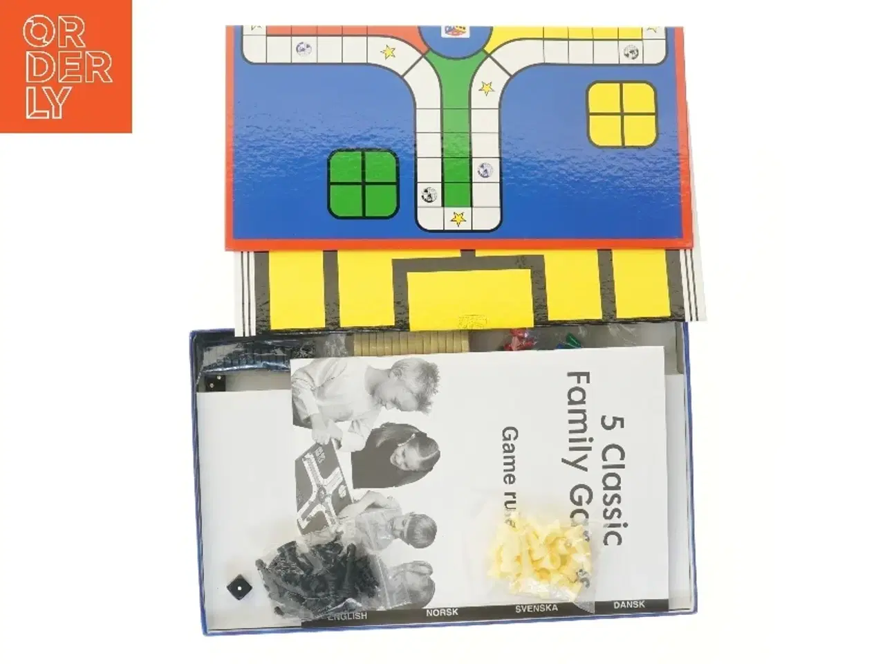 Billede 3 - 5 klassiske spil i en æske fra Top Game (str. 39,5x24 cm)