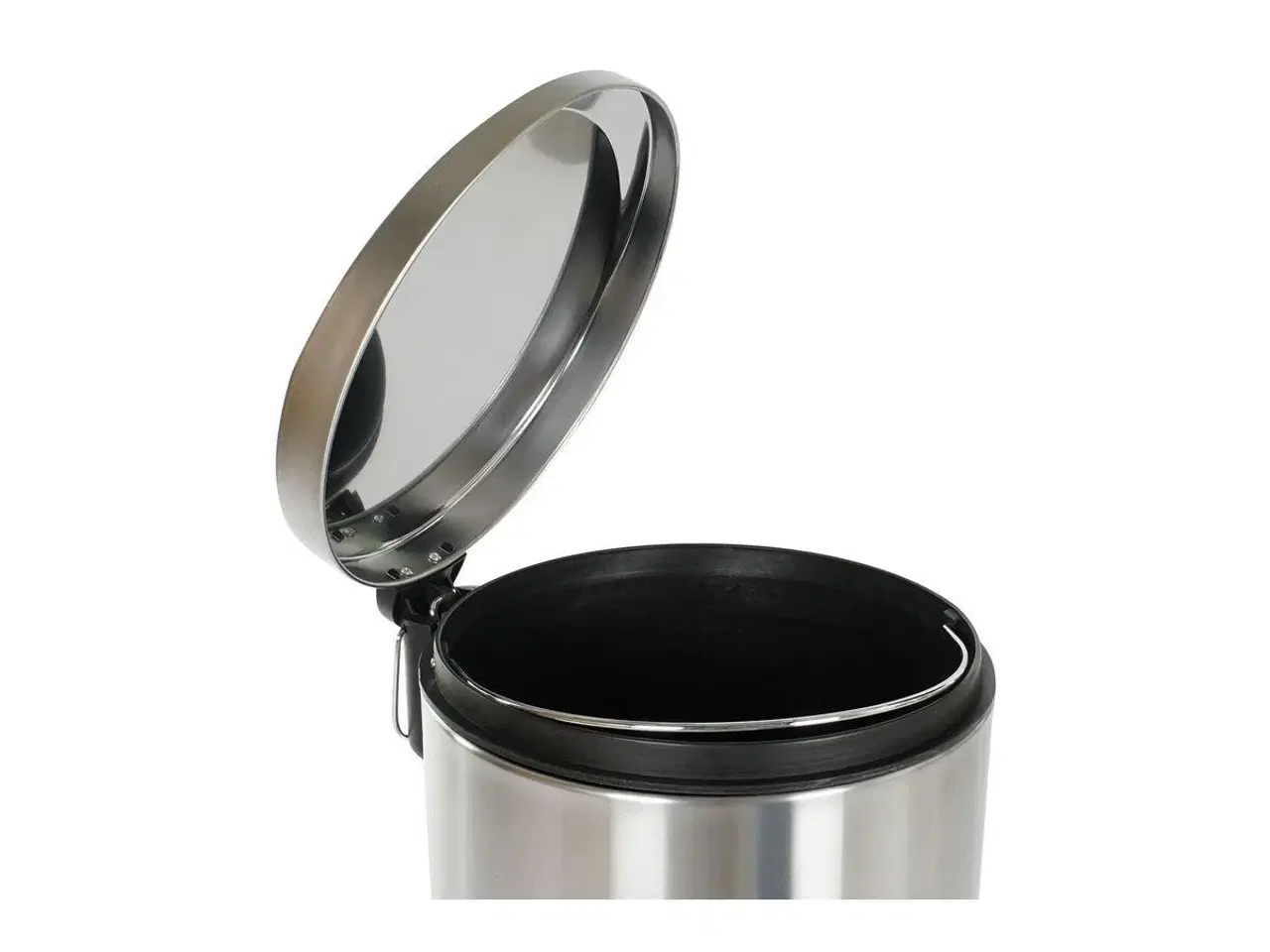 Billede 4 - Pedalspand 30 L - sølv, rustfrit stål og polypropylen