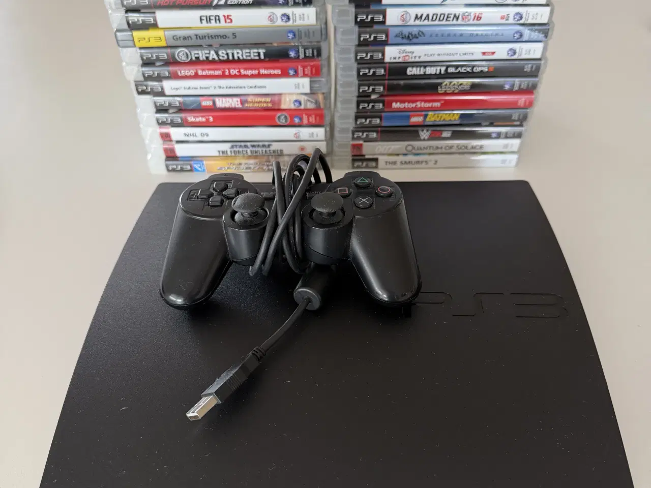 Billede 1 - Playstation 3 inkl kontroller og 31 spil