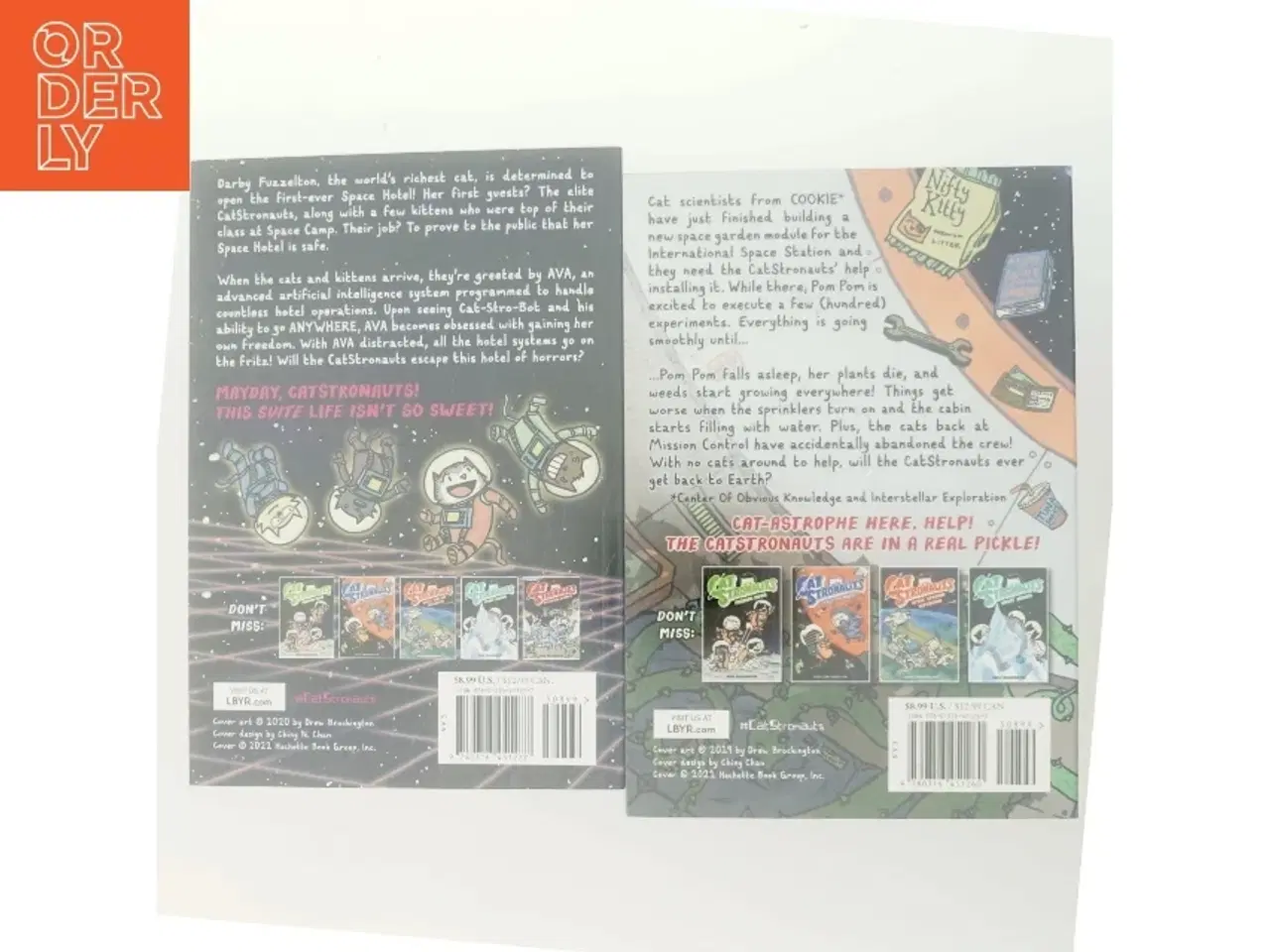 Billede 4 - NYE CatStronauts: Bind 5 og 6 Slapdash Science og Digital Disaster af Drew Brockington (Bog)