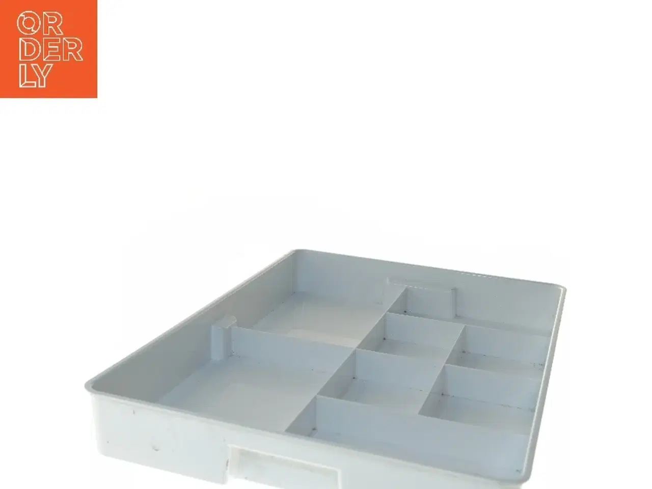 Billede 3 - Hvid plast opbevaringsbakke IKEA? (str. 50x35 cm)