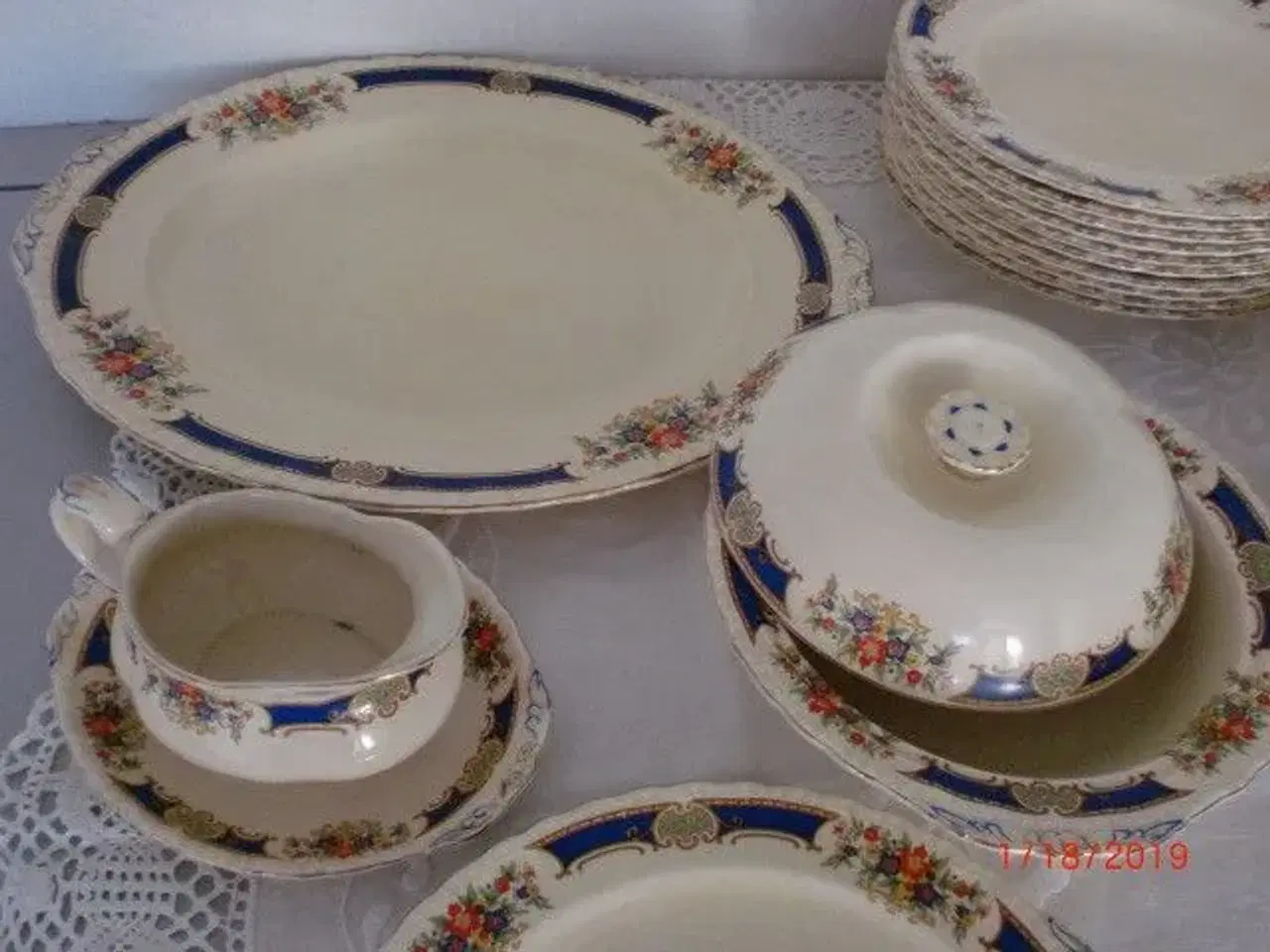Billede 1 - Porcelæn, Engelsk Spisestel