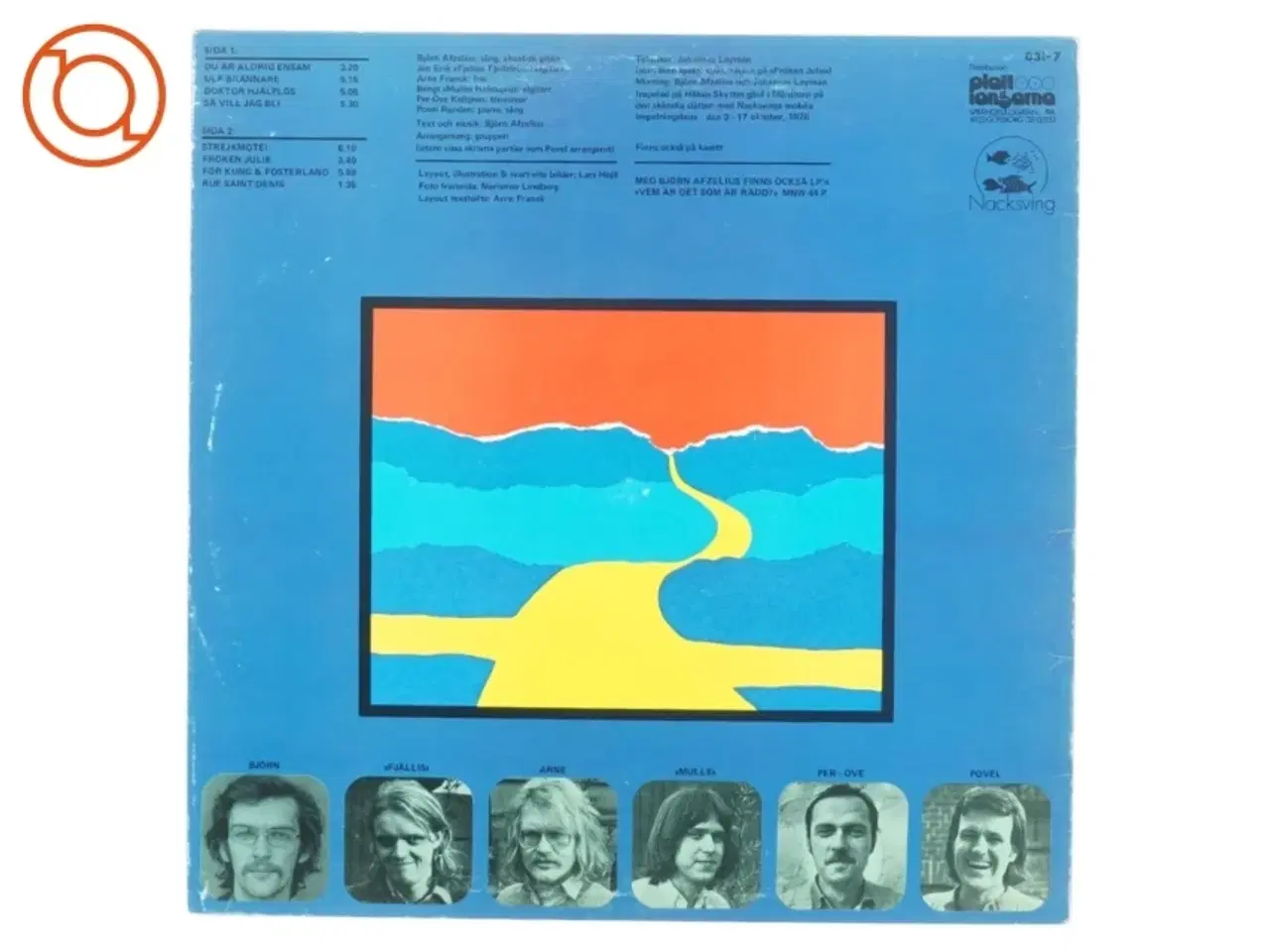 Billede 3 - Bjørn Afzelius, for kung og fosterland fra Nacksving (str. 30 cm)