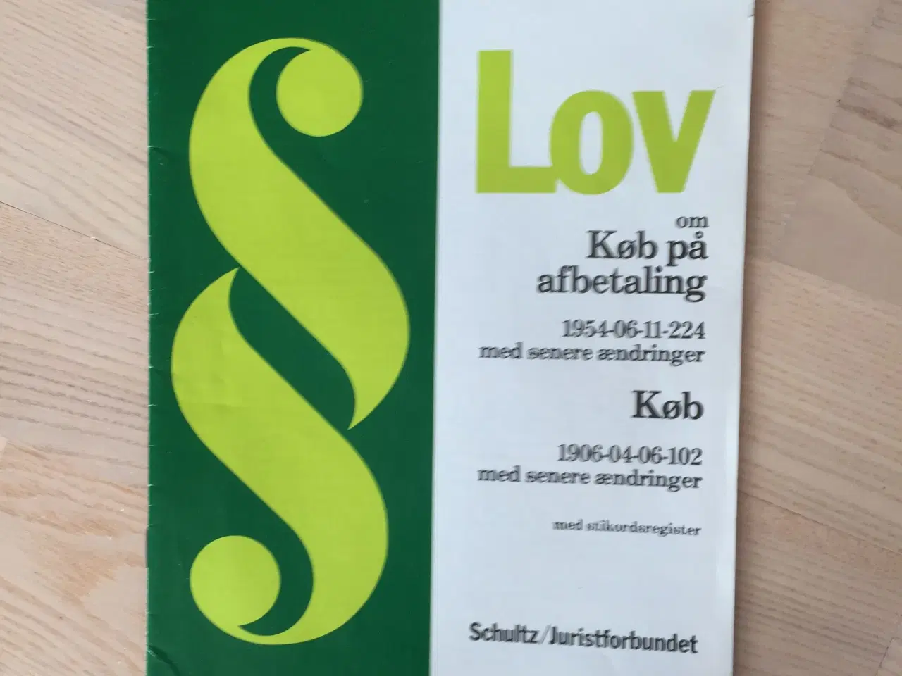 Billede 1 - Lov om køb på afbetaling 