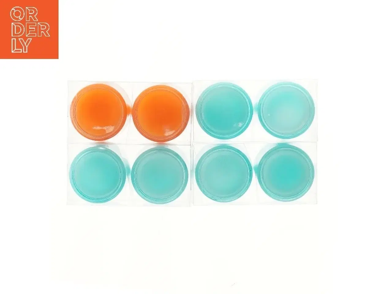 Billede 2 - Sæt af 8 farvede fyrfadsstager (str. 8 stk Ø 7,5 cm)