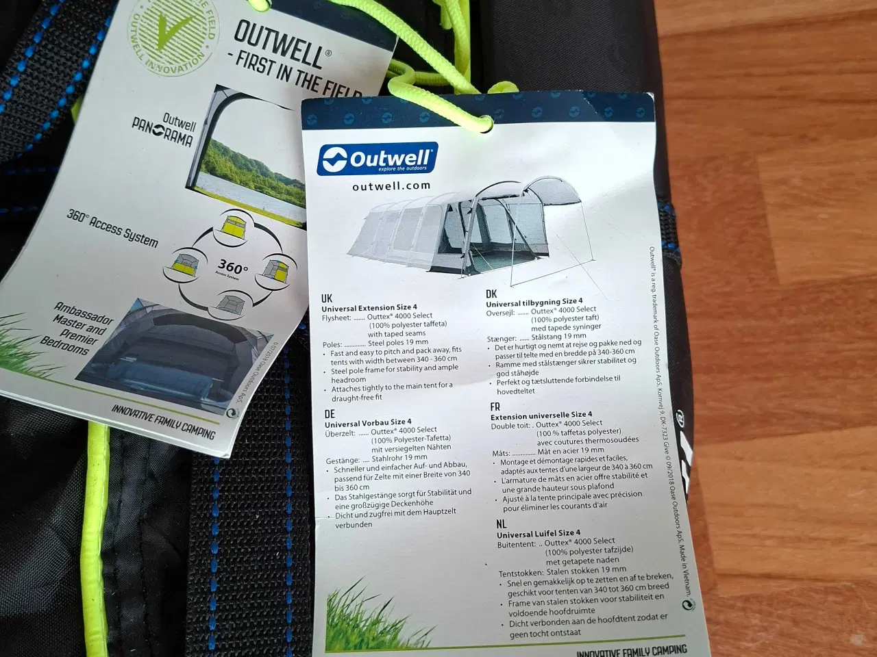 Billede 2 - Fortelt Outwell universel extension str 4 
