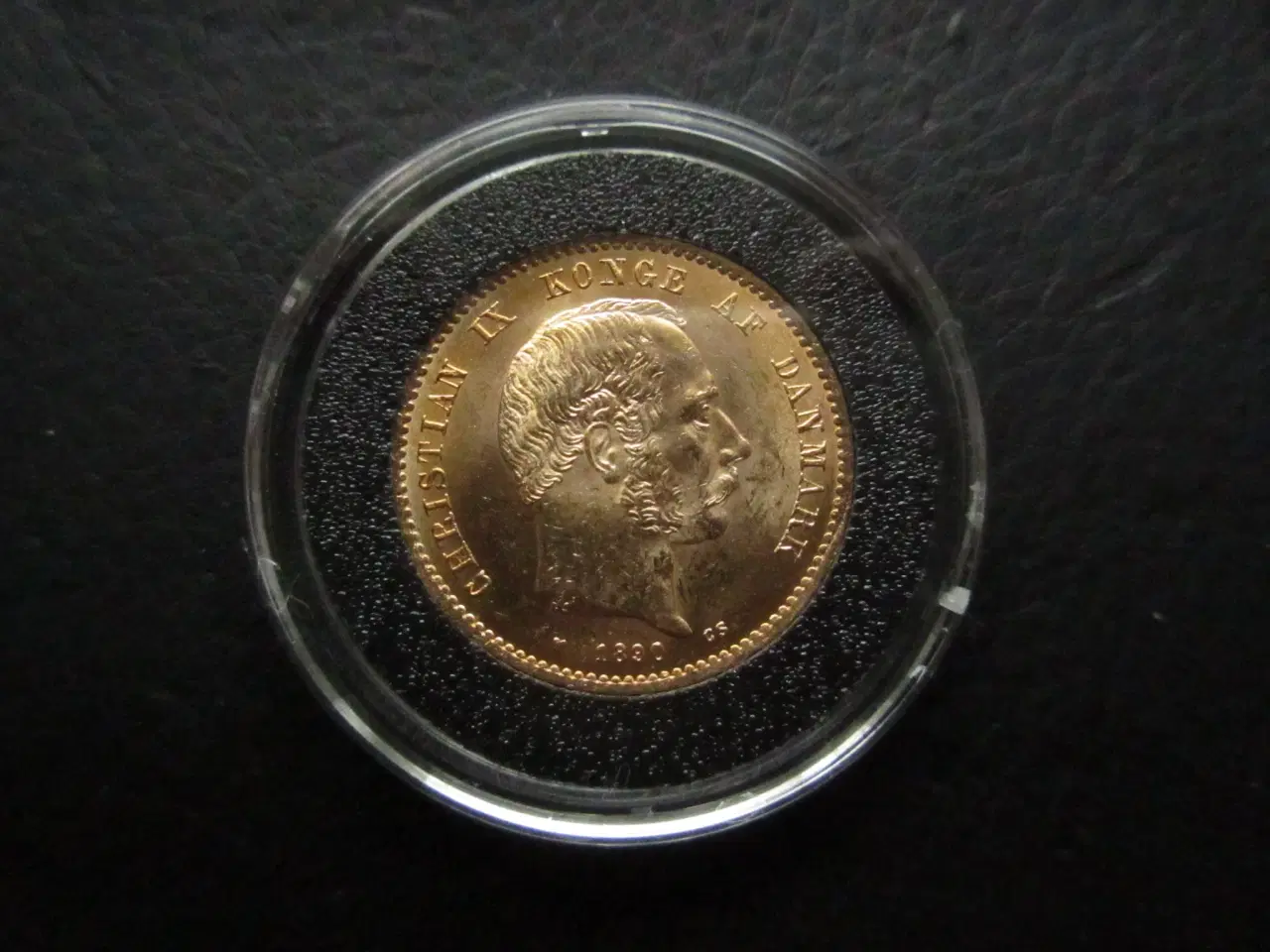 Billede 1 - 20 kroner 1890 guld unc perfekt kv.0! FAST PRIS