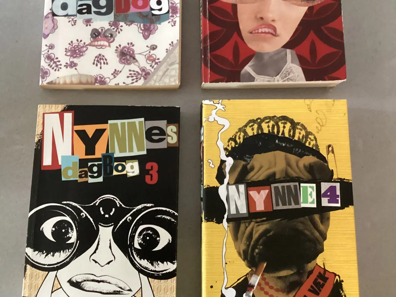 Billede 1 - Nynnes Dagbog, bind 1 til 4
