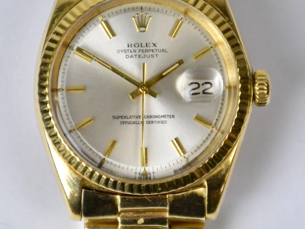Billede 1 - Rolex Datejust 18 karat massivt guld / Rolex urkas