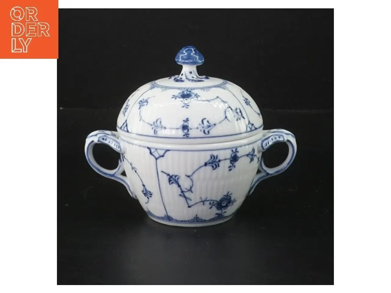 Billede 6 - Royal Copenhagen sukkerskål og låg, musselmalet (str. Ø 9& 11 & 5 cm) fra Royal Copenhagen