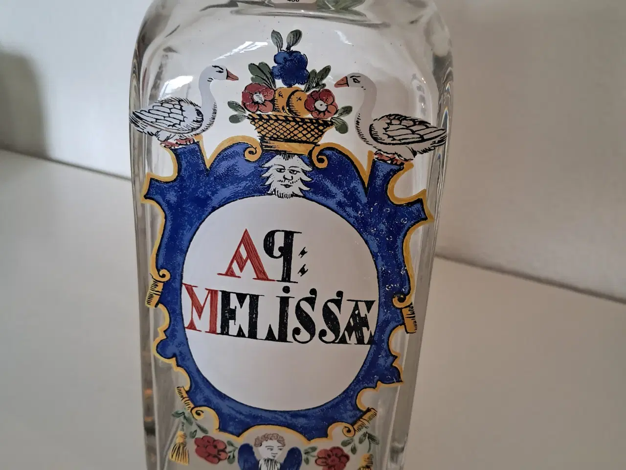 Billede 1 - Holmegaard apotekerflaske 1986