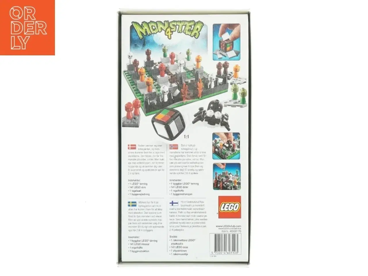 Billede 4 - LEGO Monster 4 Brætspil fra Lego (str. 27x14 cm)
