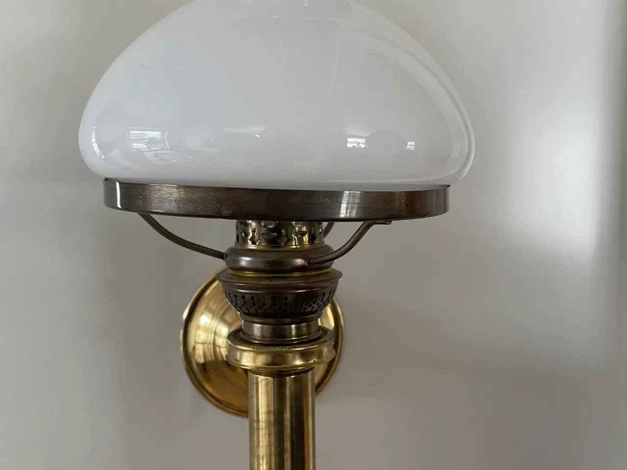 Billede 1 - Messing væglampe