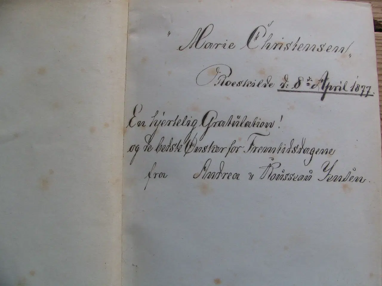 Billede 3 - Julius Chr. Gerson. Tre Livsmomenter. fra 1876