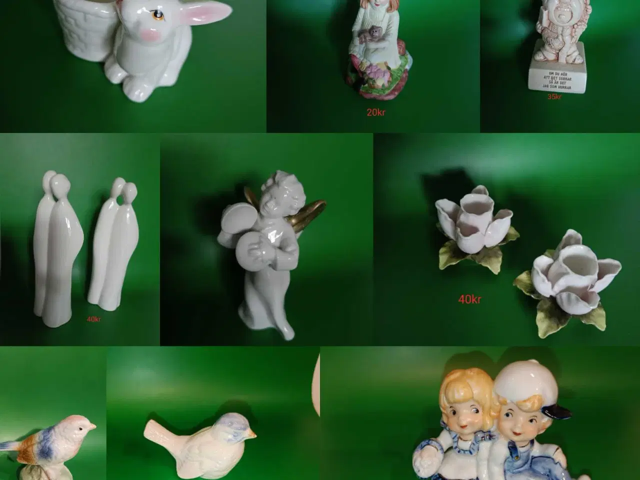 Billede 1 - Forskellige figurer pris står under billede 