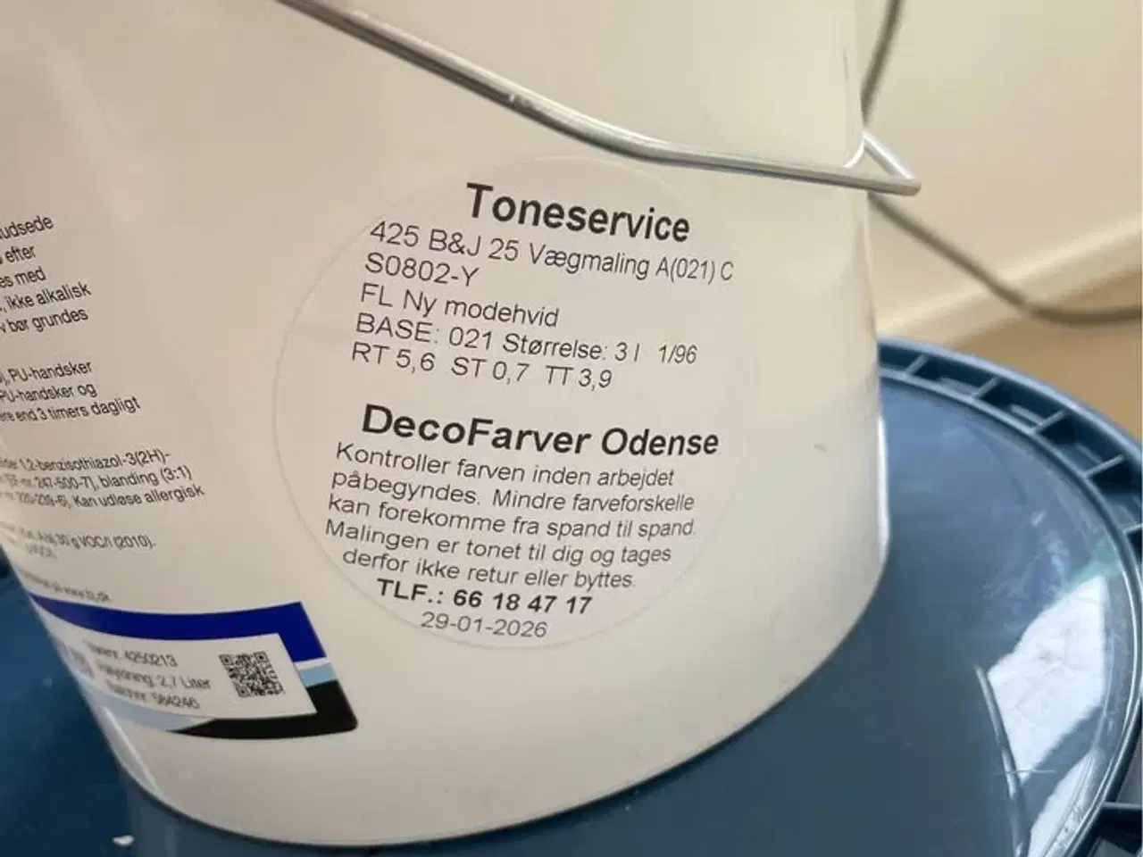 Billede 2 - Beck og Jørgensen loftmaling, uåbnet, 2,7 liter