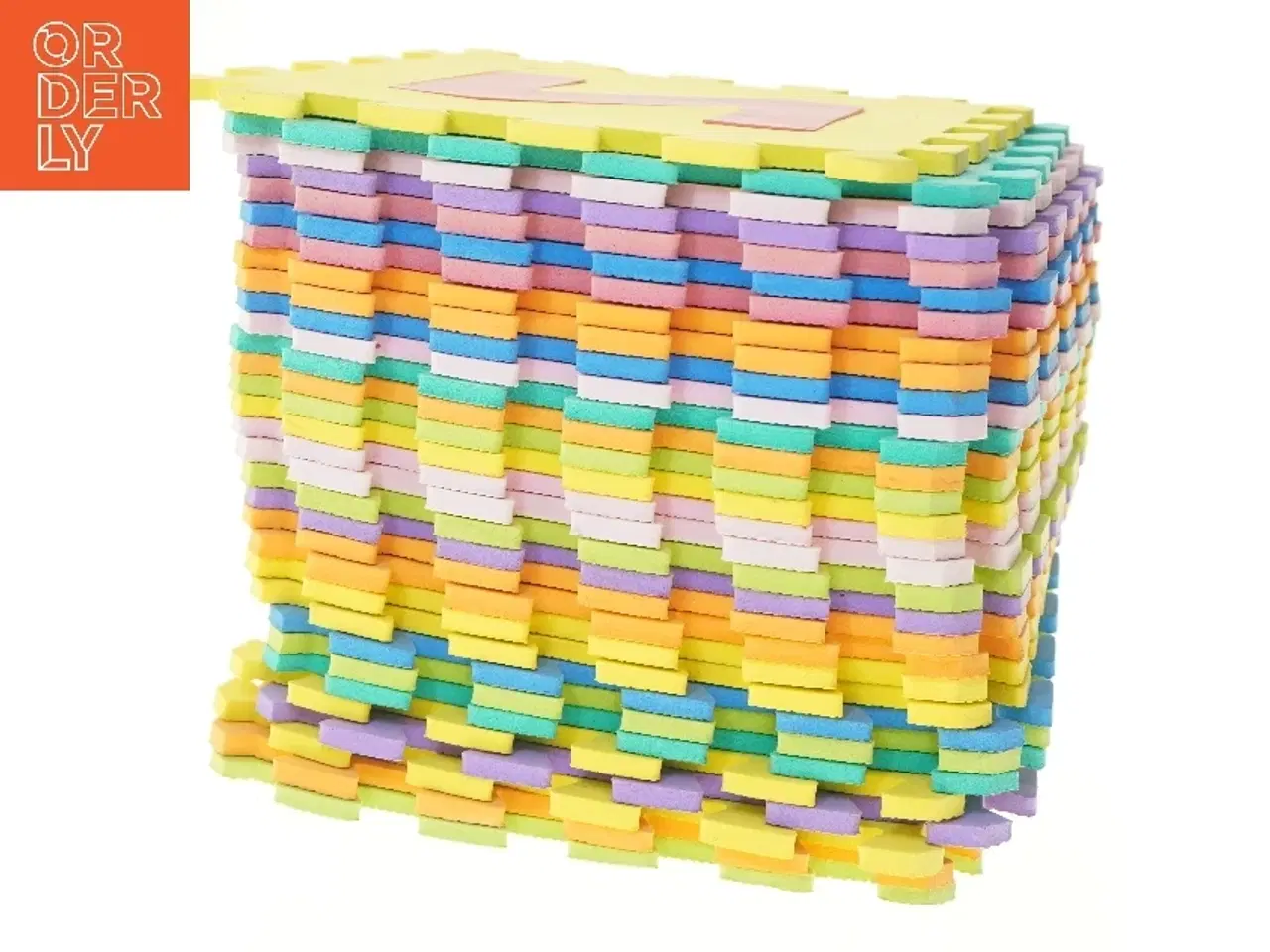 Billede 2 - Skum puslespil med tal (str. 32x32 cm)