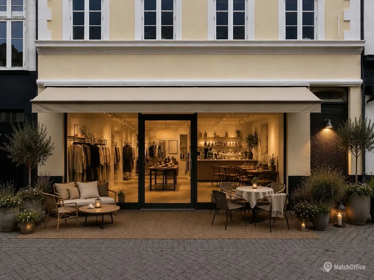 Billede 2 - Lav leje pr. måned de første 6 måneder - 56 kvm. butik & 47 kvm. lager m.m. på gågaden i Odense