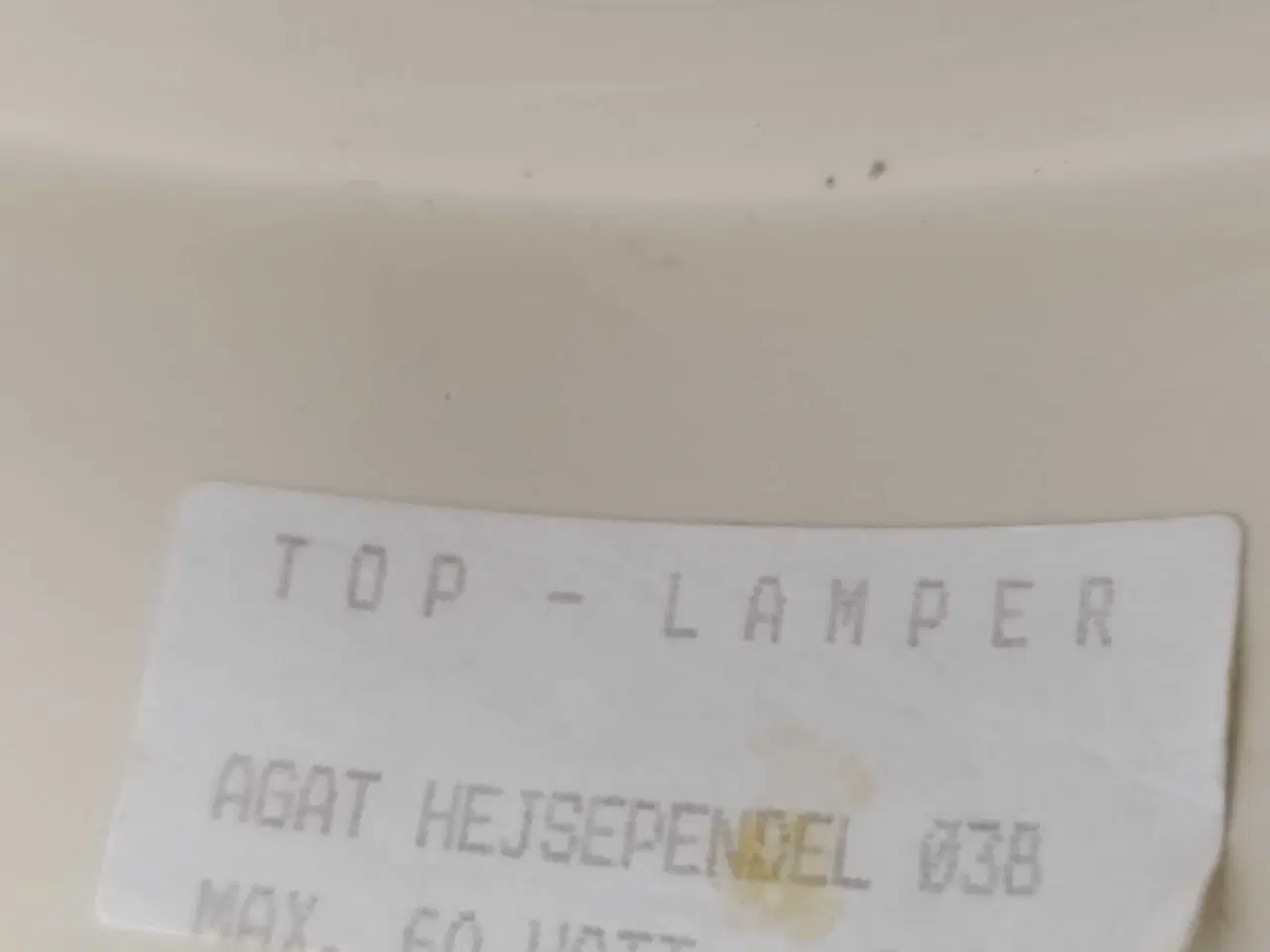 Billede 7 - Top lampe