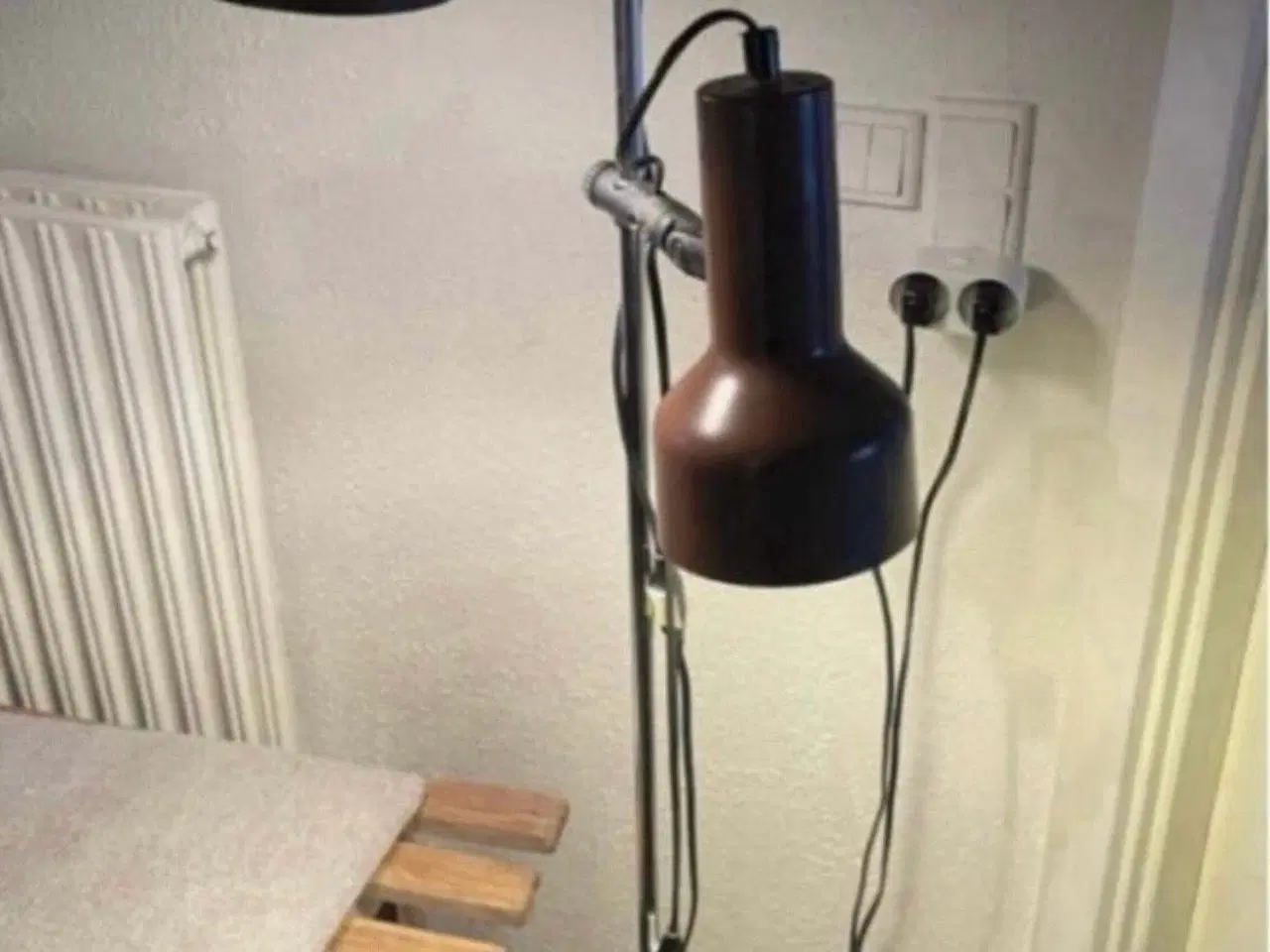 Billede 3 - Brun retro standerlampe