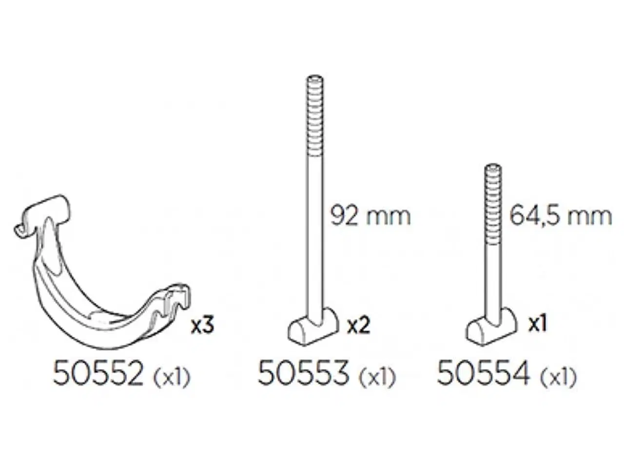 Billede 1 - THULE Squarebar ADAPTER TIL PRORIDE