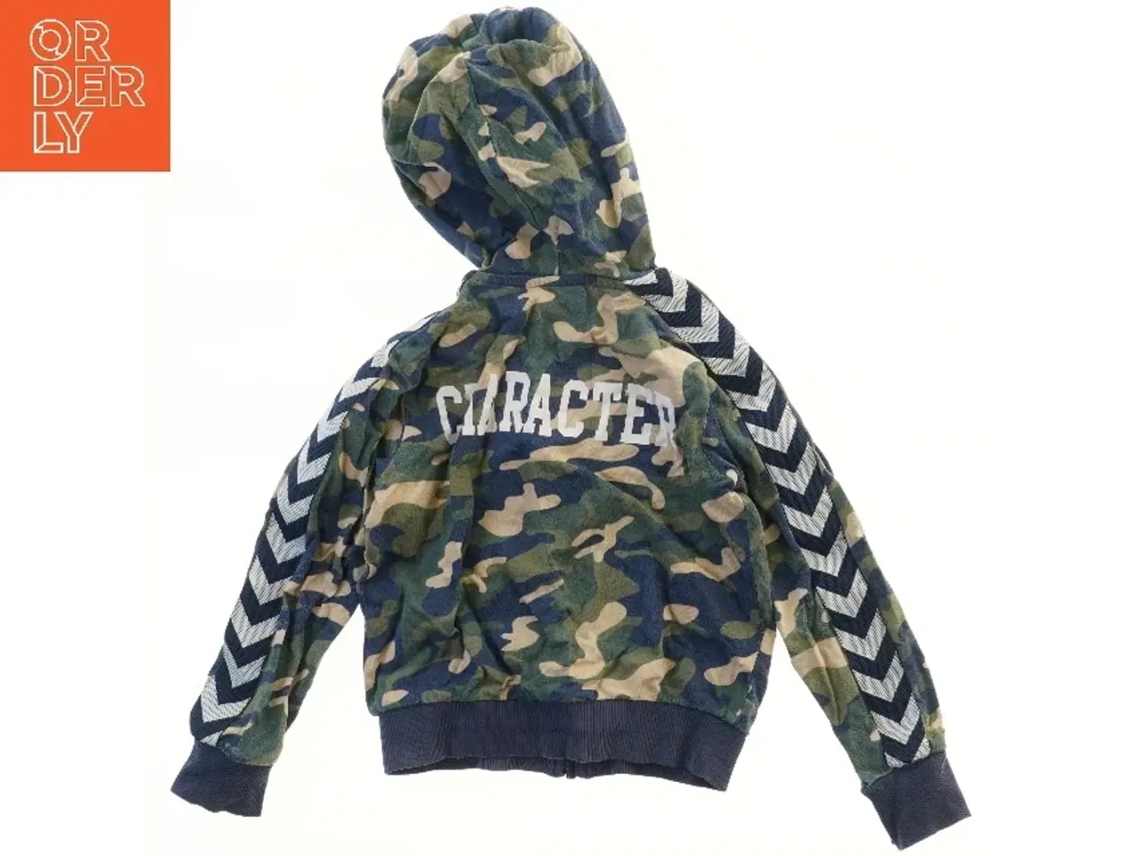 Billede 2 - Hættetrøje med kamuflage mønster fra Hummel (str. 104)