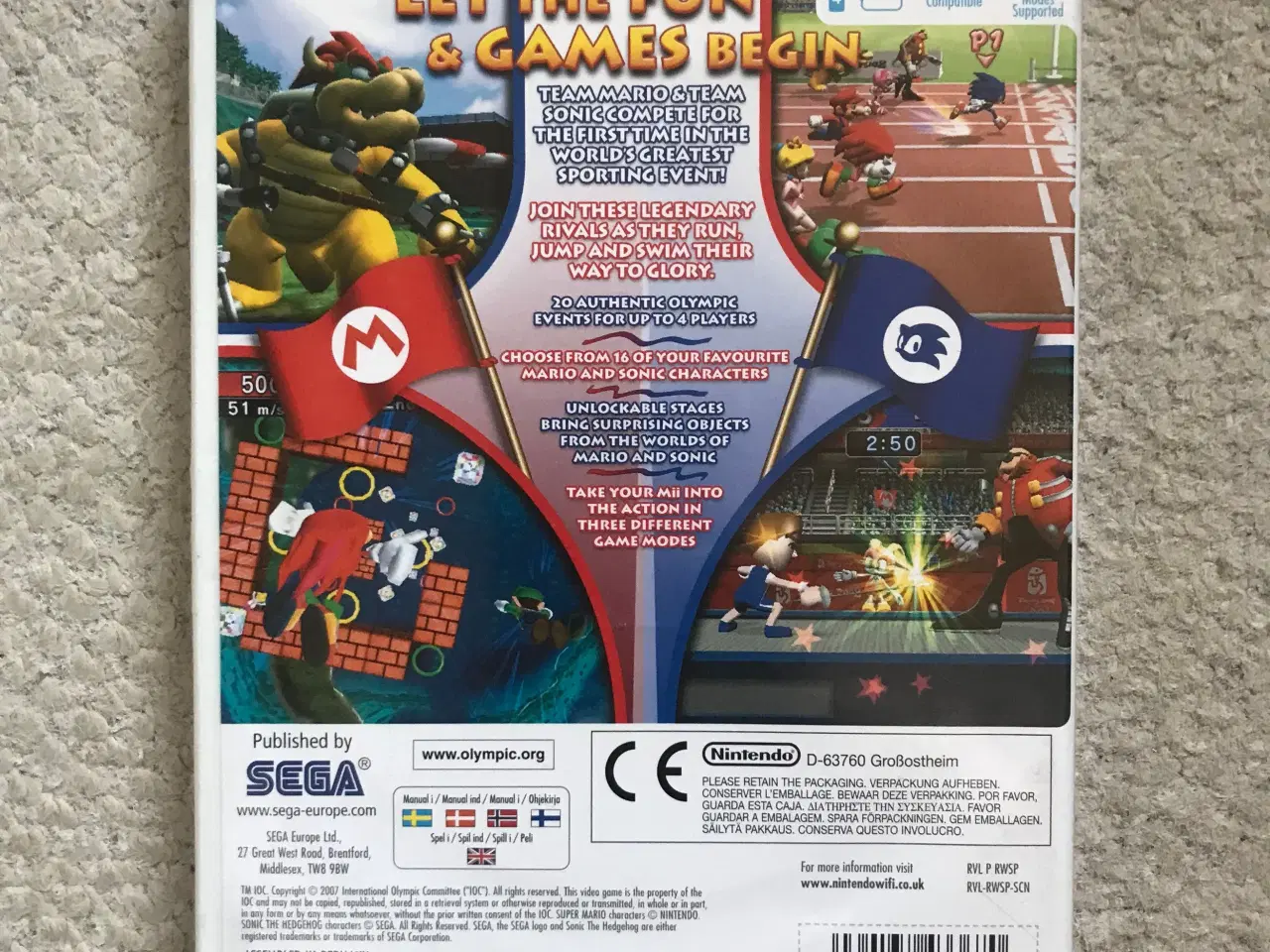Billede 3 - Mario & Sonic at the Olympic Games Beijing 2008