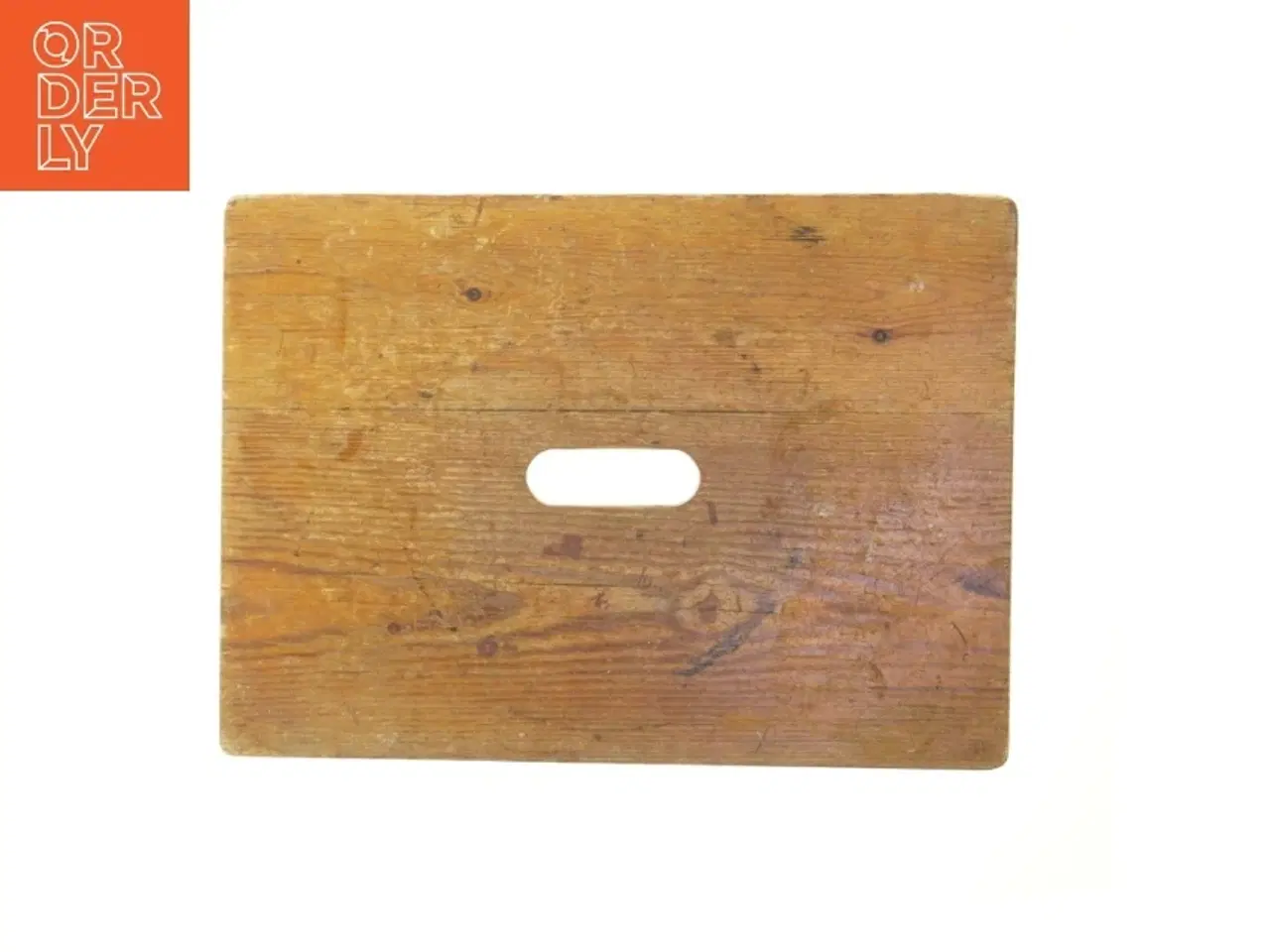 Billede 6 - Vintage Træbord Skammel med håndtag (str. 36,5x32 cm)