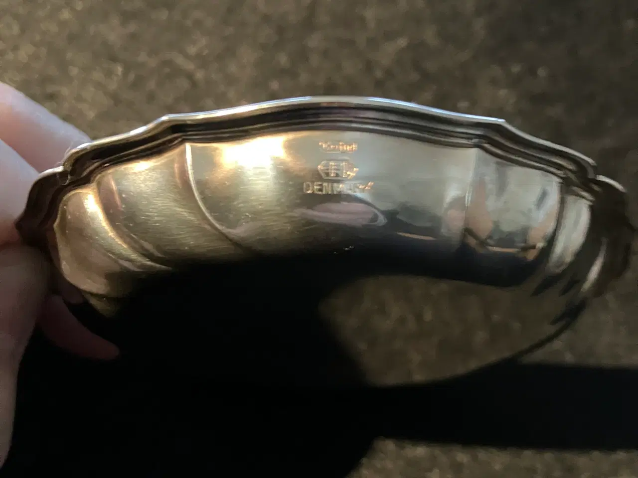 Billede 2 - Meget fine glasbakker i sølv fra Cohr, Danmark